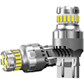 Miniatyrbillede 1 af 5: 2 stk. Bil T20 7440 W21W LED Canbus Baklygter 7443 LED Pære Baglygter 6000K Super Lys Lampe