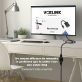 Pikkukuva 3 / 5: Suojattu RJ45-liitin Ethernet-kaapeli Cat7/Cat6A/Cat6/Cat5E -liitin naaras naaras 2 kpl
