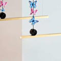 Miniatyrbillede 4 af 5: 3D Dobbelt Vinger Kunstig Sommerfugl, Bryllup/Fest/Hjem Indretning, Håndværk Simulering Sommerfugl, Blandet Sommerfugl Vægklistermærke 6 Farver, 12stk(Blå)-