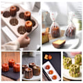 Miniatyrbild 3 av 5: 6-hålig Canelé-form, Icke-klibbig Canelé-bakform för ugn, Rostfritt stål Canelé-form, Bakverktyg