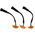 Miniatyrbillede 1 af 5: 3 stk. LED Grill Kørelys, Forlygte Kofanger Grill LED Lys Til 2004-2014 & 2014-op /f250 (gr