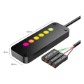Miniatyrbilde 5 av 5: PC-strømkontroll Touch Slide-kontroll PC-strømforsyning Stasjonær datamaskin Ekstern strømforsyning SW LED-strømbryter