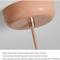 Miniatyrbillede 4 af 5: LED Hængende Lampe, Indsæt Kugleformet Flush Mount Lys Modernisme Metal Hængende Lampe Hængende Lampe til Stue Soveværelse Spisestue Køkkenø-