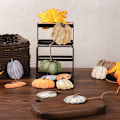 Miniatyrbillede 5 af 5: 36 stk. efterårsophængte ornamenter i træ, græskar, Thanksgiving, høst, små ophængsskilte, Halloween-græskardekorationer