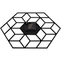 Miniatyrbillede 4 af 4: 1 stk. Hexagon Vægur i Træ Avanceret Europæisk Minimalistisk Geometriske Linjer Forfinet Kunstnerisk Lydløs til Cafe Hjem