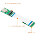 Pikkukuva 3 / 5: Mini PCI-E MSATA joustava jatkokaapeli SIM-korttipaikalla täysikokoiselle ja puolimittaiselle MSATA SSD:lle (WIFIxWWANxWLAN-moduuli)