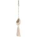 Miniatyrbillede 3 af 5: Boho Makrame Luftplanteophæng Tillandsia Hængekurv Rebholder Blomsterindretning (13CM)