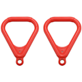 Miniatyrbillede 3 af 5: Trapezring Svingesæt Aire de Trapeze Bar Jungle Gym Abebar Ring Stor Trapezformet Ring