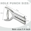 Miniatyrbillede 2 af 5: Hullemaskine, u Hullemaskine Heavy Duty Hullemaskiner Papir Hullemaskine Bærbar Lang Hullemaskine