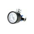 Miniatyrbild 4 av 4: Färgspruta tryckmätare, färgspruta tryckregulator, 1/4 tum för färgspruta lufttrycksregulator tryckmätare pneumatisk för