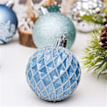 Miniatyrbilde 2 av 5: Julekule - 30 stk Grønne Plastjulekuler - Julepynt & Julekuler (Blå & Bånd)