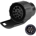 Miniatyrbillede 1 af 5: 7-polet til 13-polet Trailer Adapter, 12V 7 til 13-polet Træk Adapter, til Trailer Caravan, Cykelstativ, 7 til 13-polet Trailer Træk Stik Adapter