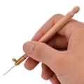 Miniatyrbild 4 av 5: Fransk broderikrok 3 nålar 1 broderikrok Flash pärlbroderi set