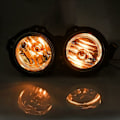 Miniatyrbilde 3 av 5: 1 Par LED Tåkelys Front Bumper Tåkelys Pære Klar Linse For Avanza 2012-2019