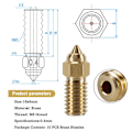 Miniatyrbillede 5 af 5: 20 stk. Dysenkit til Neptune Serie 4, 0,4 mm Messing 3D-printer 4 Pro
