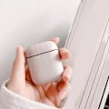 Miniatyrbild 5 av 5: Mjukt TPU-fodral i trästruktur, skyddande hörlursfodral för 1/2-fodral