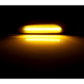 Miniatyrbild 5 av 5: 2 st rökfärgade dynamiska LED-blinkers med flytande blinkers för MW E46 E90 E91 E92 E93 E60
