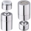 Miniatyrbilde 1 av 5: Vannkran Aerator 360～ Svingbar 2 Moduser Justerbar Bad/Kjøkkenkran Tilbehør - 24mm Hanngjenger