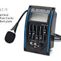Miniatyrbillede 3 af 5: Akustisk Guitar 5-bånds Equalizer Forforstærker Guitar Stemmer Piezo Mikrofon med Skærm LCD Mikrofon