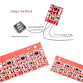Miniatyrbillede 4 af 5: 100 stk. TTP223 Taktil Tast Modul Touch Knap Selvlåsende Kapacitive Kontakter/Enkel Kanal Latching