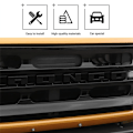 Miniatyrbillede 3 af 5: Gitter Trim Cover Brev Dekoration Udvendigt Tilbehør til 2021-2022, Sort