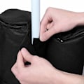 Miniatyrbillede 3 af 5: Vægtposer til pavillon og pavillon 100% Polyester 4 x 2 poser til fyldning 60 kg Max Havefest telt