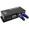 Miniatyrbillede 1 af 5: Højtydende LED DMX-controller LED DMX 512 dekoder dæmper driver DC12V-24V til RGB LED-strimmel eller lys (3 kanaler)