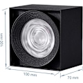 Miniatyrbilde 3 av 5: 10W LED Taklampe, Takspot, Taklampe, Justerbare Takspot, LED Taklamper, Takbelysning, IP20, 10x10x7cm (B