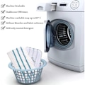 Pikkukuva 4 / 5: 5 Suorakulmaista Mikrokuitu Puhdistuslisävarustetta Black+Decker Höyrymopille - Vaihto FSMP20 - Sopii FSM1630, FSM1616, FSM1605, FSMH13E5, FSM1321, F