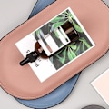 Miniatyrbillede 5 af 5: Nordisk læderbakke indgangsnøgle opbevaringsboks kaffebakke hjem dekoration bakke ()