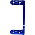 Miniatyrbild 5 av 5: Metall 2-växlad servomotorfäste för Axial SCX6 JLU Wrangler AXI05000 1/6 RC-bil uppgraderingsdelar, blå