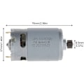 Pikkukuva 4 / 5: GRS550VC 14-hampainen jatkuva moottori 21500-29000 RPM DC 10.8V litiumporakoneen moottori ladattavaan sähköruuvimeisseliin