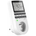 Miniatyrbilde 1 av 5: Digital programmerbar stikkontakt, ukentlig digital timer med LCD-skjerm, 12H/24H/7Dagers elektrisk stikkontakt-timer, energisparing for husholdningsapparater og belysning