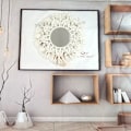 Pikkukuva 3 / 5: Boho Macrame Meikki Seinävaate Käsintehty Kudottu Tupsu Gobelini Seinätaidekoristeluun