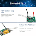 Miniatyrbilde 4 av 5: Deler av PCB-kretsmodulbrett, Ionbeskyttelse for erstatningsbatteri PCB Ionbatteri 18V PCB-brett for 18V Bl1830 Bl1840 Bl1850