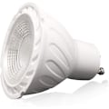 Miniatyrbilde 3 av 4: COB LED-pære GU10 Kald Hvit Farge 6000K, 5W 38° Strålevinkel, Halogen 45W Ekvivalent 450lm Ikke-dimbar, Tradisjonell Spotlight Lampe for Tak og Skinnesystem