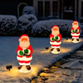 Miniatyrbilde 1 av 5: Utendørs Julehage Lys Santa Formet Landskapssti Lys Julelys Dekorasjon for Hage, Patio, Veranda 1 stk