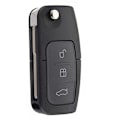 Miniatyrbilde 4 av 5: 3 knapper 433MHz 4D63 80Bit Flip Folding Fjernkontroll Nøkkel Fob Etui Passer for Focus Mondeo Fiesta Galaxy FOB Etui HU101 Blad