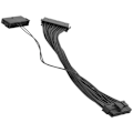 Miniatyrbillede 2 af 5: 24-bens til 20+4-bens dobbelt synkron startkabel splitter adapterkabel 24-bens bundkort forlængerkabel