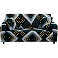 Miniatyrbillede 1 af 5: 1 stk. Trykt Stræk Sofa Betræk Elastisk Polyester Spandex Sofa Betræk, Universal Pasform Sofa Slipcover til Sofa Møbelbeskytter (1 Sæders, D