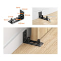 Miniatyrbillede 4 af 5: Skydedørsguide Gulvguide Kulstofstål Justerbar Skydedørsskinne Guide til Ladeport Hardware Tilbehør