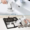 Miniatyrbilde 3 av 5: Elektrisk Spin Scrubber, Oppladbar Dusj Scrubber for Bad Scrubber for Rengjøring Badekar Flis Gulv Vask Vindu B EU Plugg