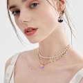 Miniatyrbilde 5 av 5: 20 stk stjerneglasskule stjernecharm anheng glitter paljetter DIY håndverk for ørepynt halskjede armbånd 1