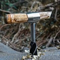 Miniatyrbillede 4 af 5: Udendørs overlevelsesværktøj Scotch Eye træorm auger bor bit rustfrit stål manuel auger hulfremstiller til camping bushcrafting rygsækrejse
