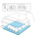 Miniatyrbild 2 av 5: Äggkläckningsmaskin Automatisk kläckningsmaskin 16 ägg, Digital med intelligent automatisk vändning Mini kläckningsapparat Justerbar temperatur för fjäderfä, vaktel,