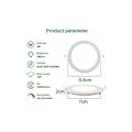 Miniatyrbillede 3 af 5: WIWON 10x3W Ø85mm Kold Hvid Led Loftlampe Energibesparende Panellampe Indbyggede Downlights Indbyggede Lampe til Hall Stue Soveværelse Børneværelse