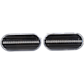 Miniatyrbillede 1 af 5: LED Side Marker Lys til MK4 R32 Golf B5 B5.5 Ny, Udskiftning Blinklys Samling, Sort Røg Linse