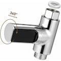 Miniatyrbild 3 av 5: LED Duschtermometer, 5-85°C Digital Termometer, med 360° Rotationsbar Termometer, LED Vattenmätare, Duschvattentermometer för Äldre Barn