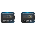 Miniatyrbilde 3 av 5: 2X Dedikert Opplåsingskortklistremerke Stor Kapasitet R-SIM17 for 13PRO, 13, 13Mini, 12, 11, Xs Max, XS, XR, X, 8, 7