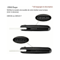 Miniatyrbillede 2 af 5: 2 knapper nøgleskal kompatibel CE0523 folde flip nøgle til Peugeot 207 307 308 407 408 3008 5008 Citroen C2 C3 C4 C5 C6 C8 (2 knapper, CE0523)